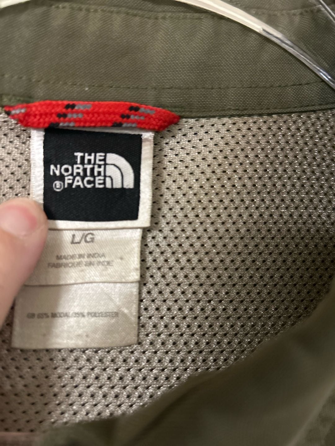 The North Face Sueded Modal Polyester Long Sleeve Zip Pocket Hiking Shirt 4