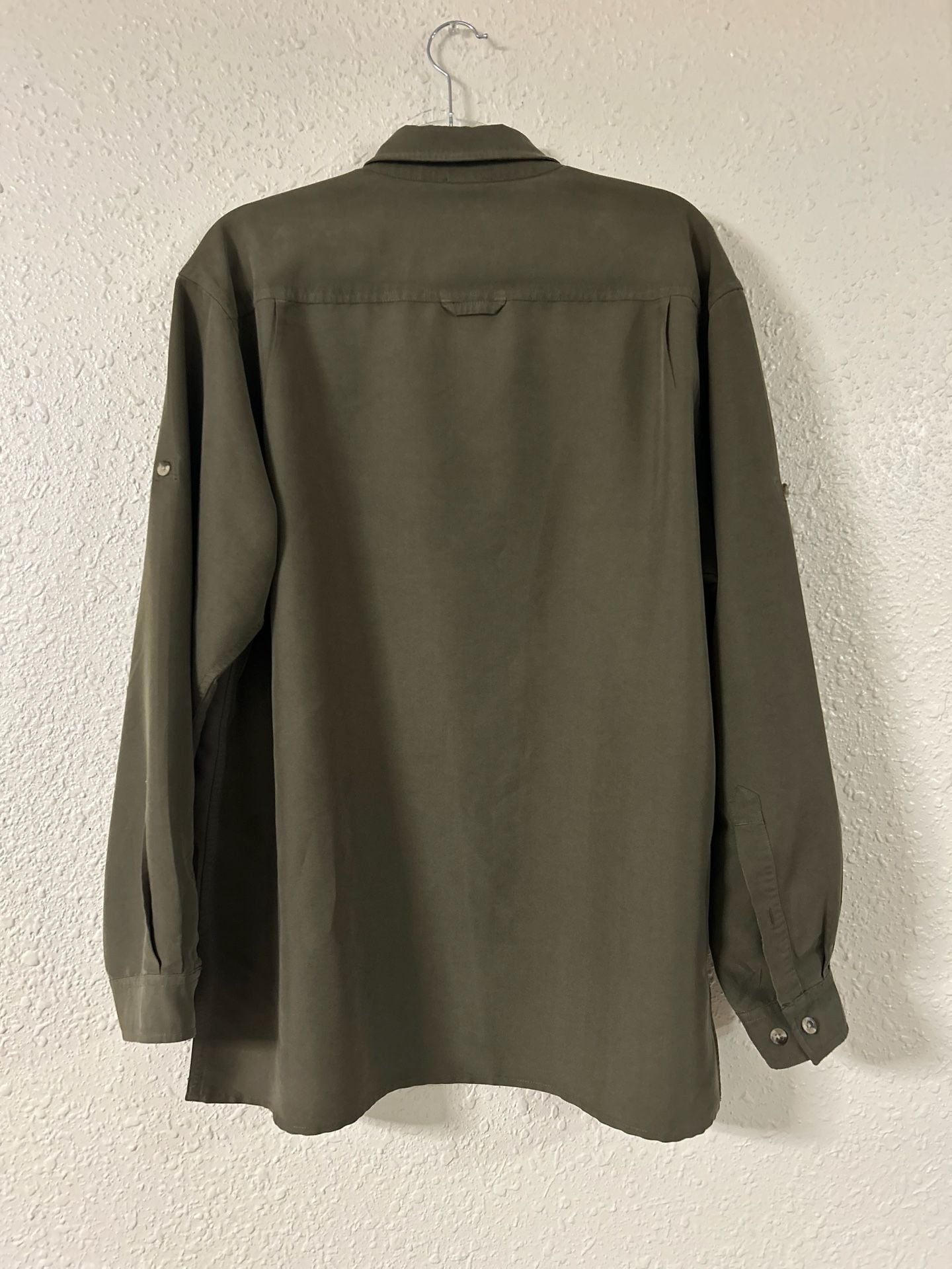 The North Face Sueded Modal Polyester Long Sleeve Zip Pocket Hiking Shirt 6
