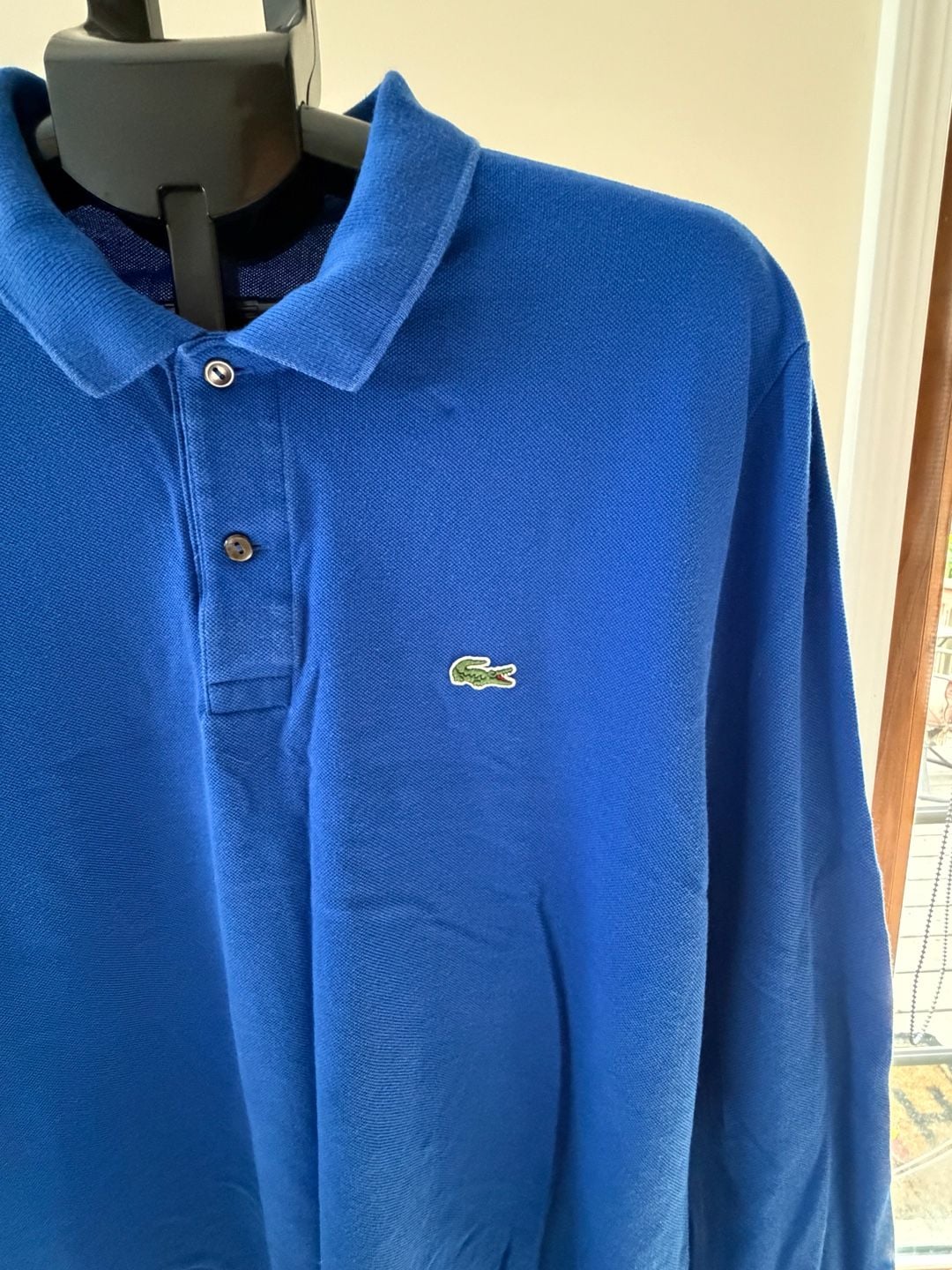 Lacoste Men's Long Sleeve Classic Fit Piqué Polo Shirt Blue 5