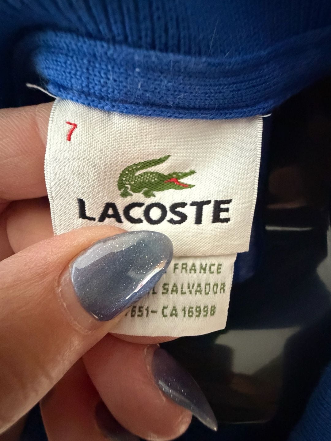 Lacoste Men's Long Sleeve Classic Fit Piqué Polo Shirt Blue 7