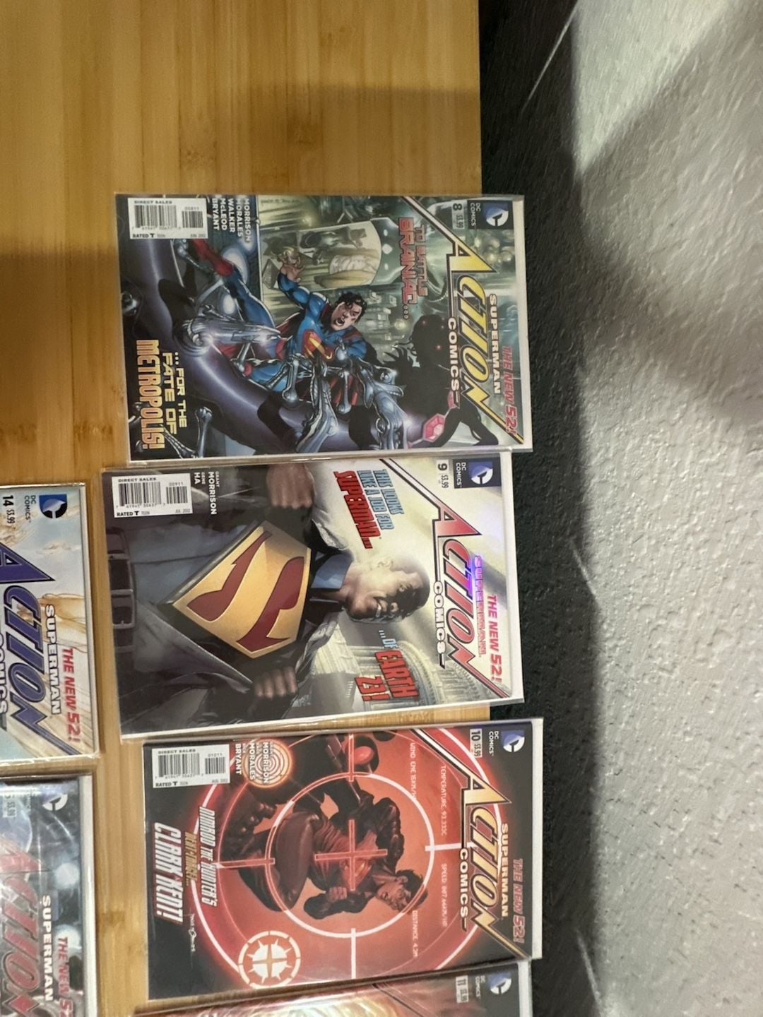 DC Comics The New 52 Superman Action Comics Issues #8-17 Lot of 10 1