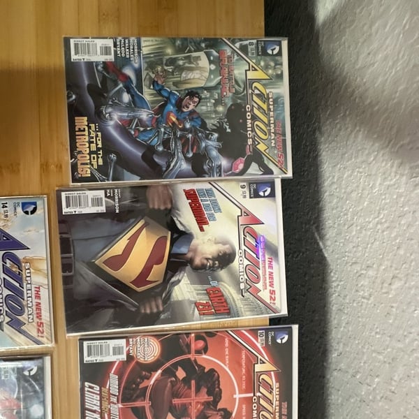 DC Comics The New 52 Superman Action Comics Issues #8-17 Lot of 10