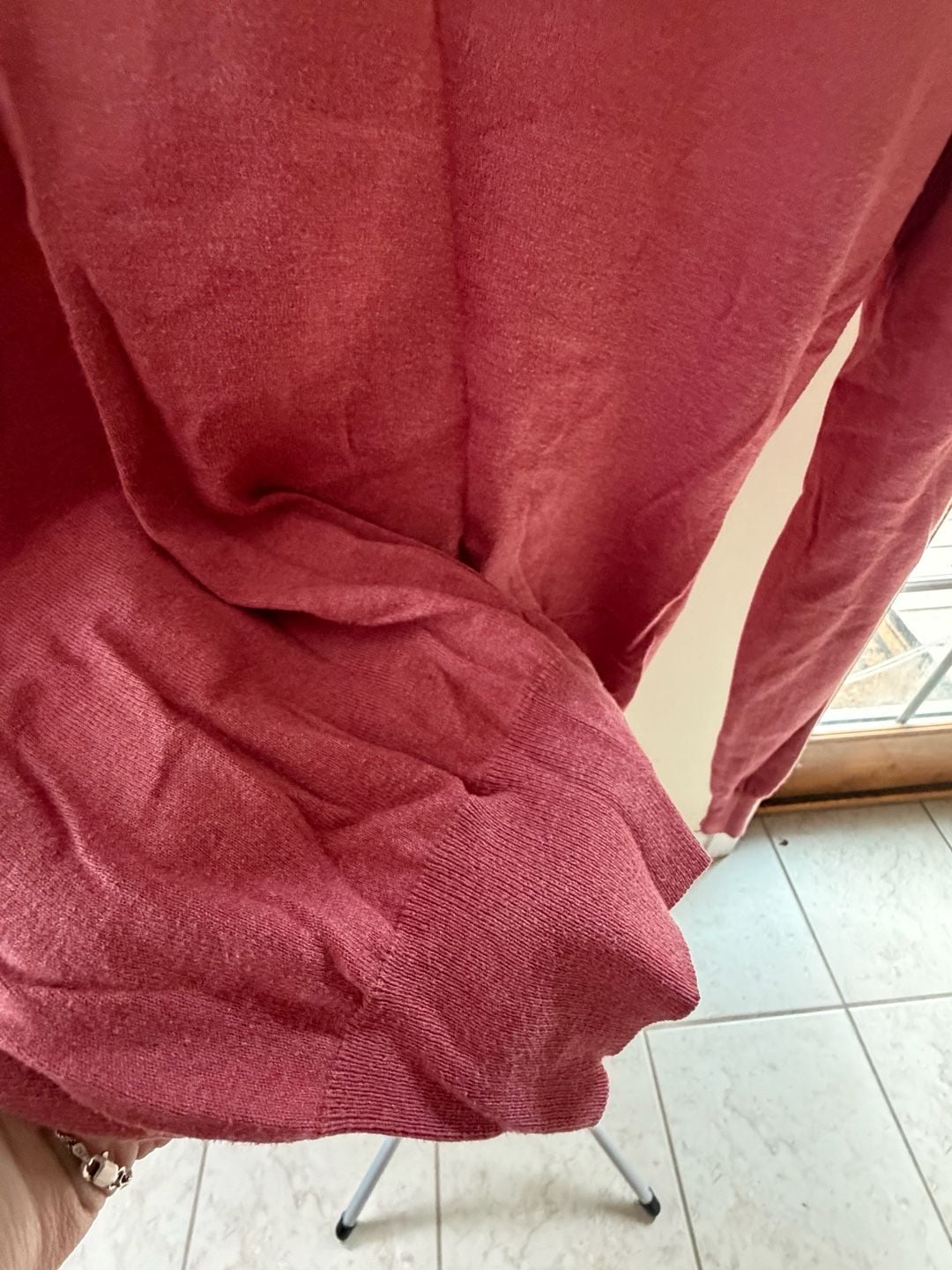 Polo Ralph Lauren Men's Pima Cotton V-Neck Sweater in Rose Pink 5