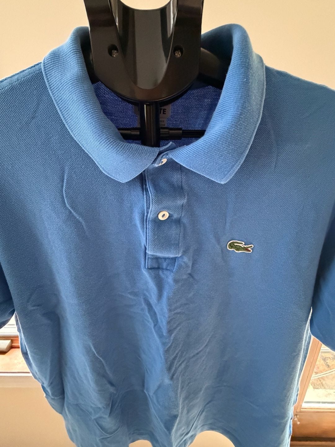 Lacoste Men's Classic Fit Pique Polo Shirt Blue Size 6 3