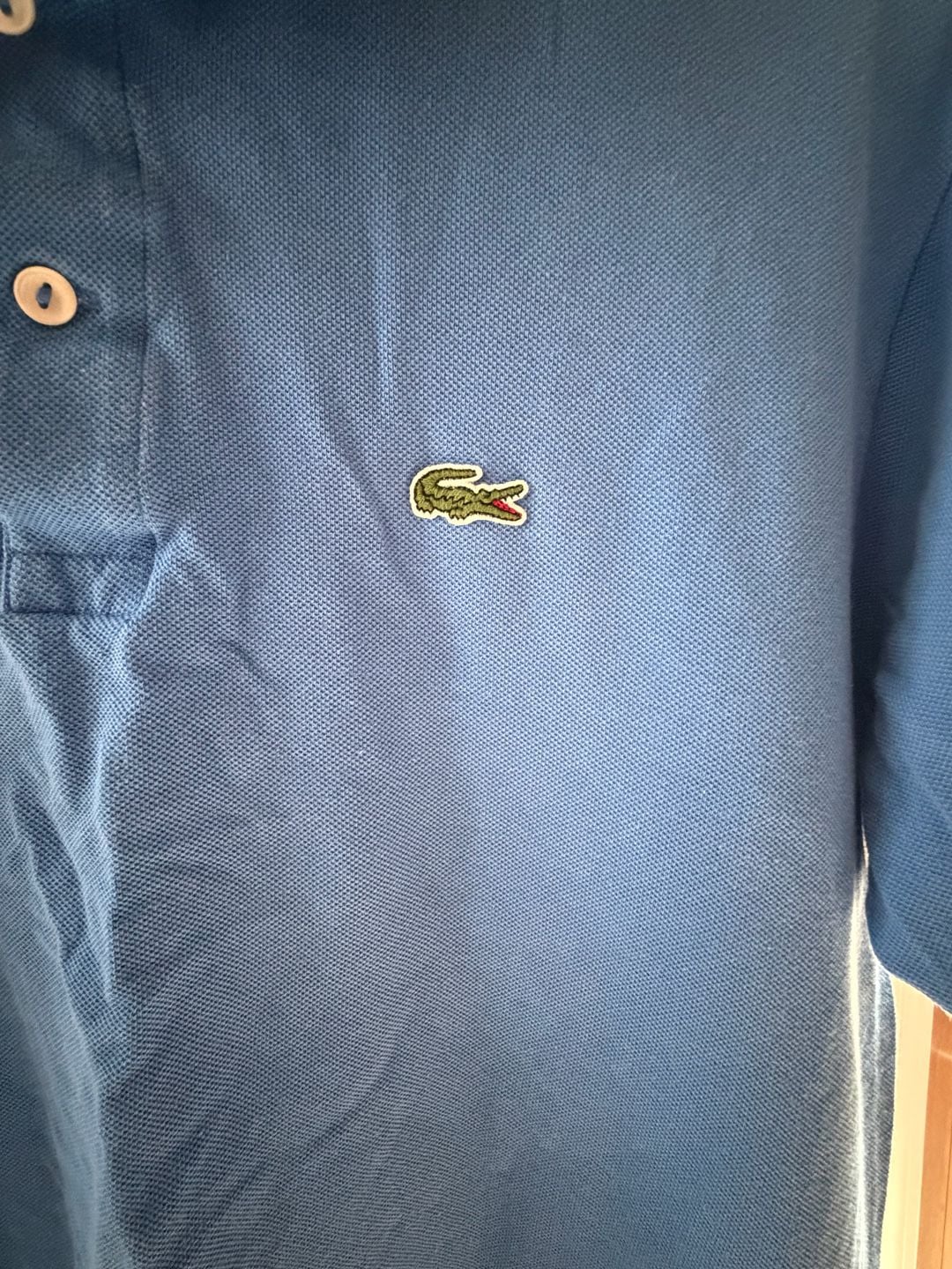 Lacoste Men's Classic Fit Pique Polo Shirt Blue Size 6 4