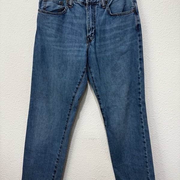 Gap Denim Straight Leg Jeans Blue Wash 30x30