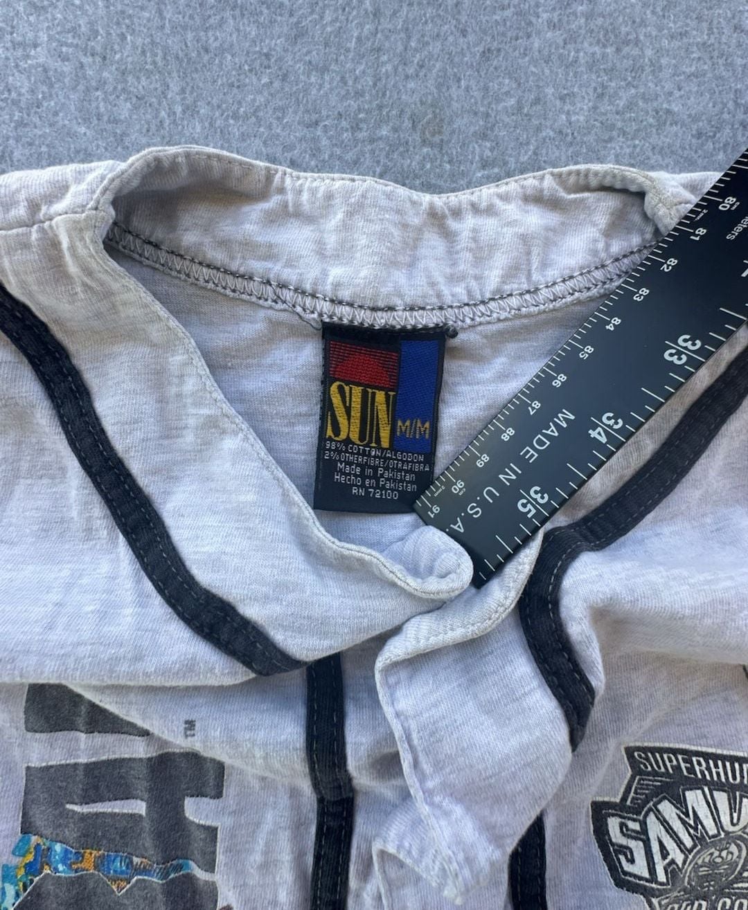 Vintage 1994 Superhuman Samurai Syber-Squad Button Up Baseball Jersey SSS 3