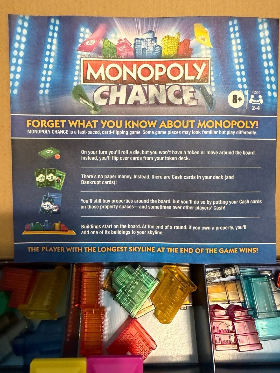Monopoly Chance Fast-Paced Property Trading Board Game 3