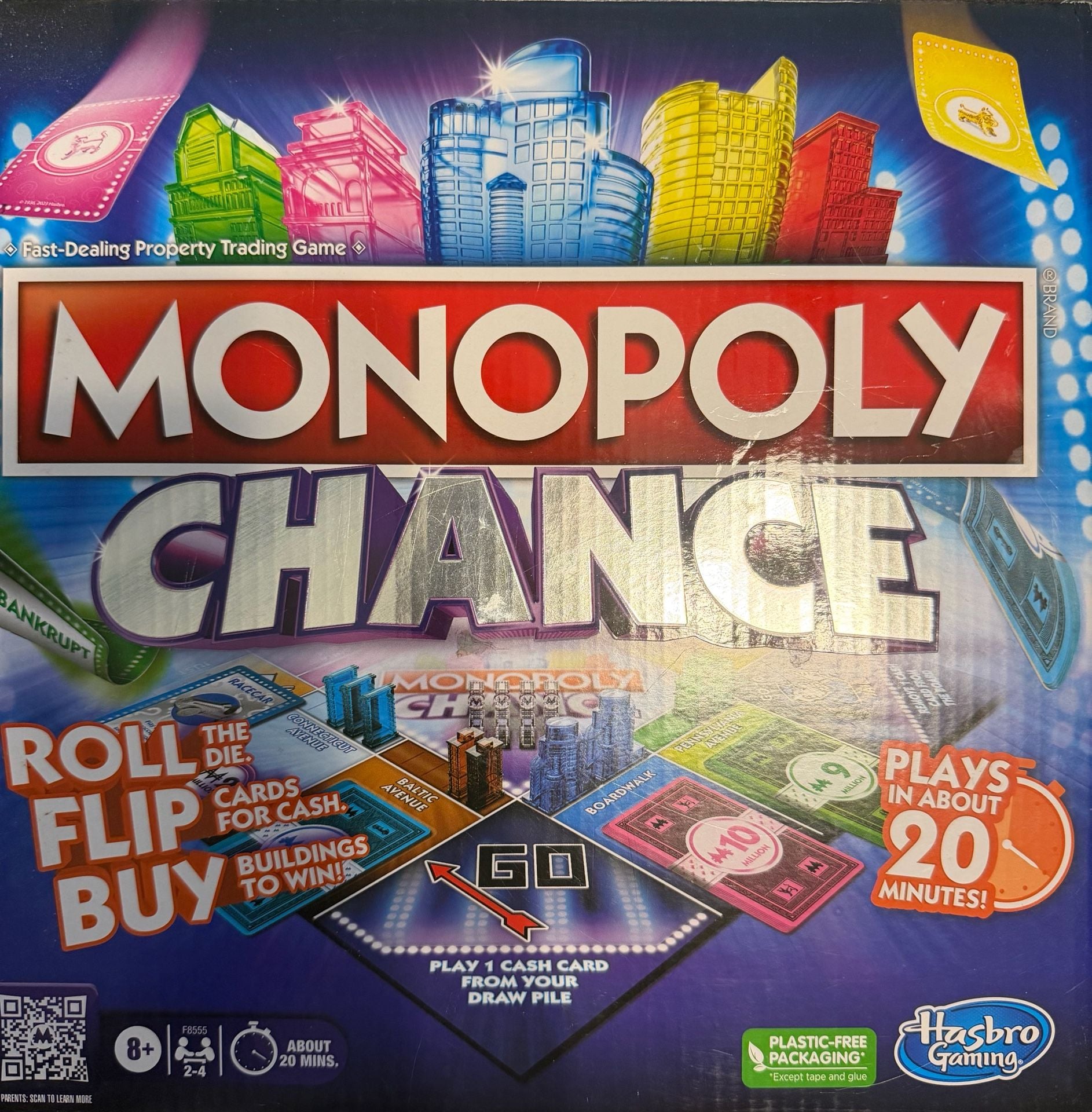 Monopoly Chance Fast-Paced Property Trading Board Game 4