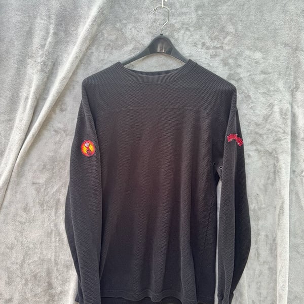 Vintage Independent Truck Co. Thermal Waffle Knit Long Sleeve Shirt