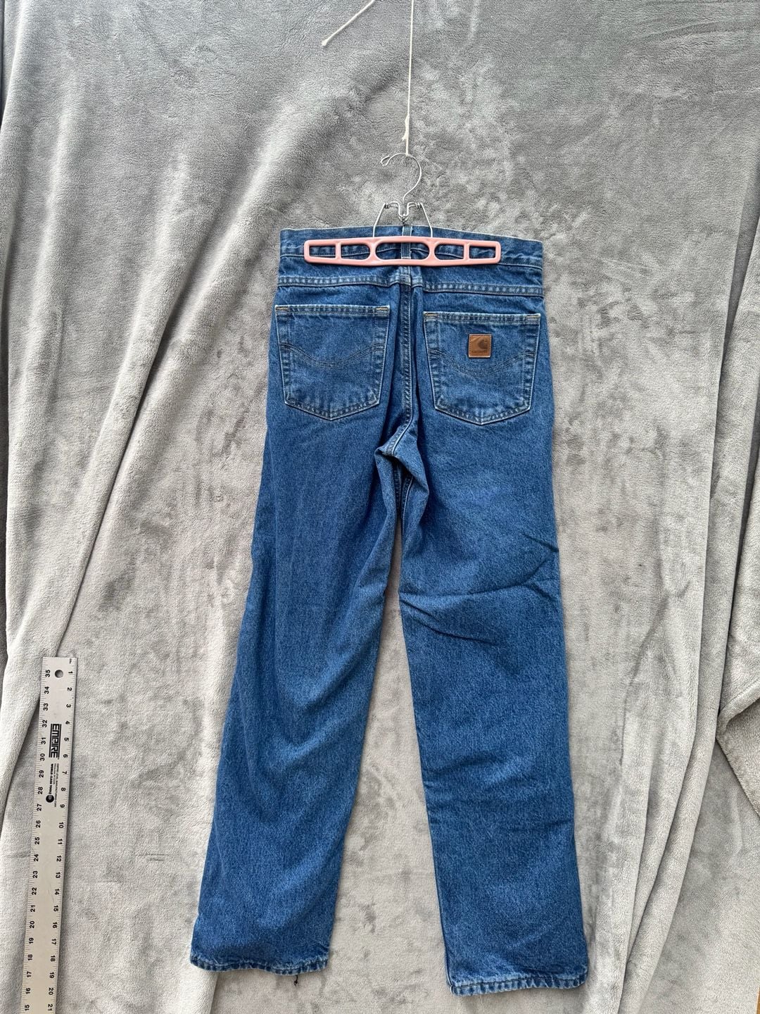 Carhartt B172 DST Flannel Lined Relaxed Fit Denim Jeans 29x32 3