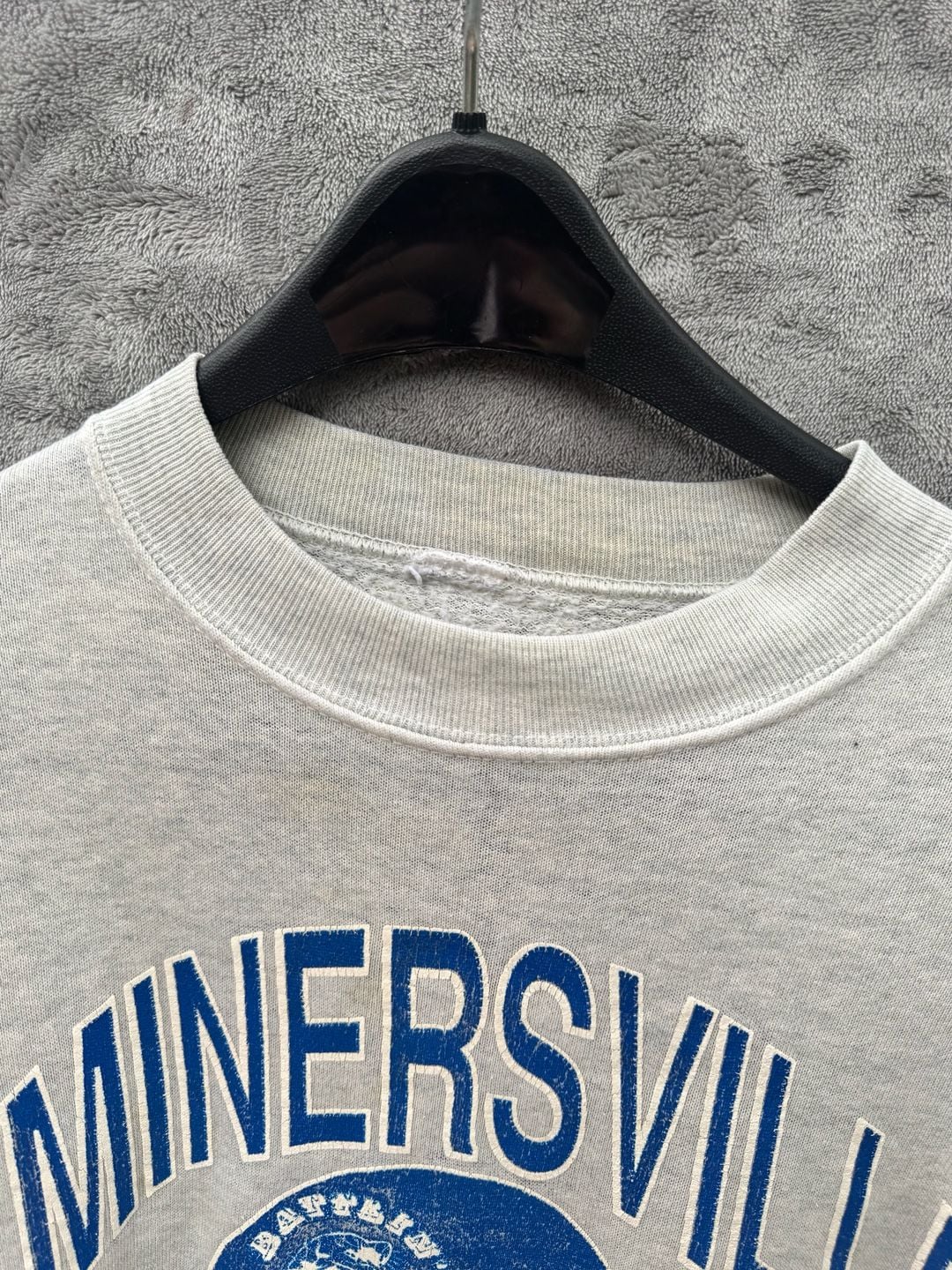Vintage 80s Minersville Midget Football Graphic Sweatshirt 7