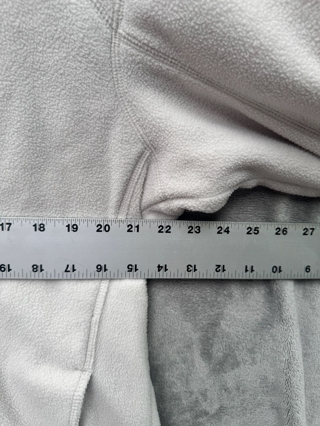 Timberland Polar Fleece 1/4 Zip Pullover Jacket in Cream 6