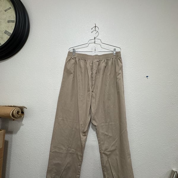 Better Touch Apparel Department of Veterans Affairs San Diego Logo Elastic Waist Snap Front Pants Size XL