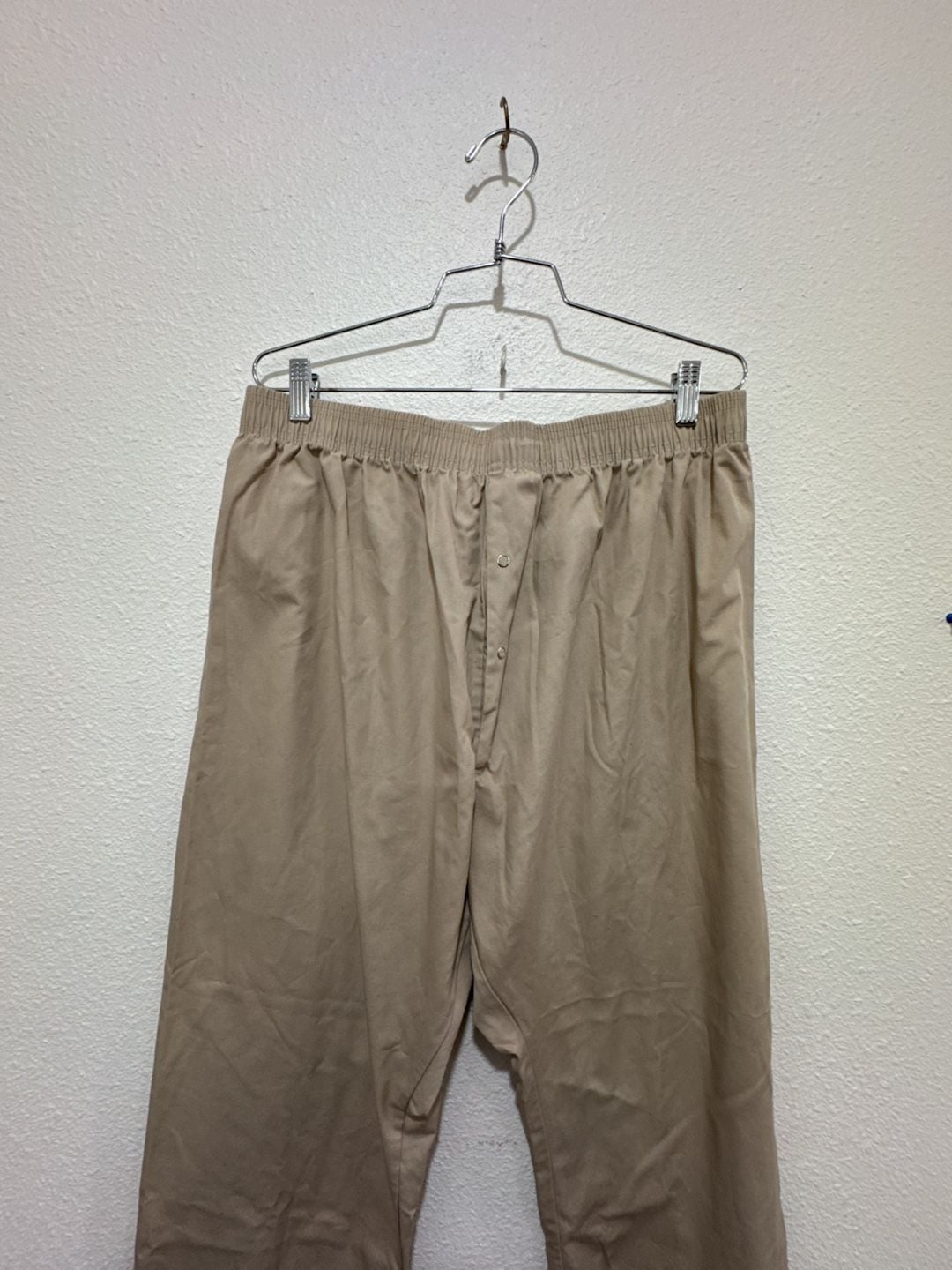 Better Touch Apparel Department of Veterans Affairs San Diego Logo Elastic Waist Snap Front Pants Size XL 3