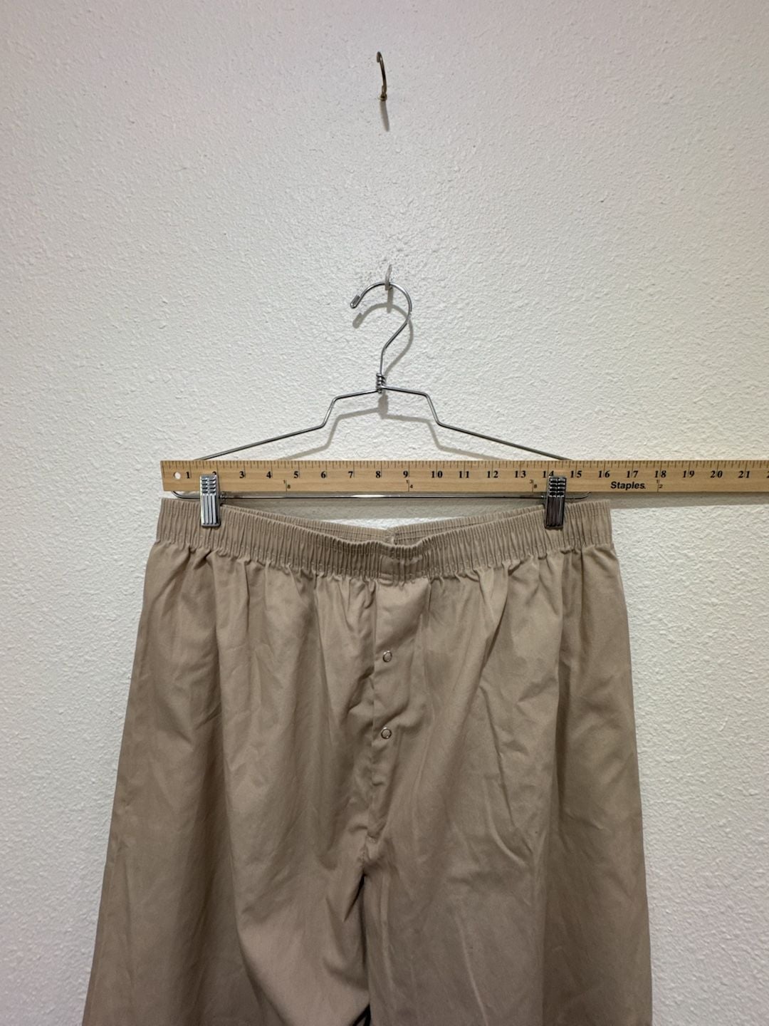 Better Touch Apparel Department of Veterans Affairs San Diego Logo Elastic Waist Snap Front Pants Size XL 9