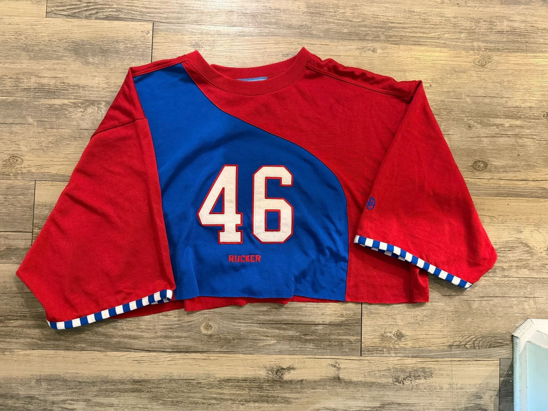 Vintage Stall & Dean RUCKER Park #46 Cropped Basketball Jersey Shirt 3