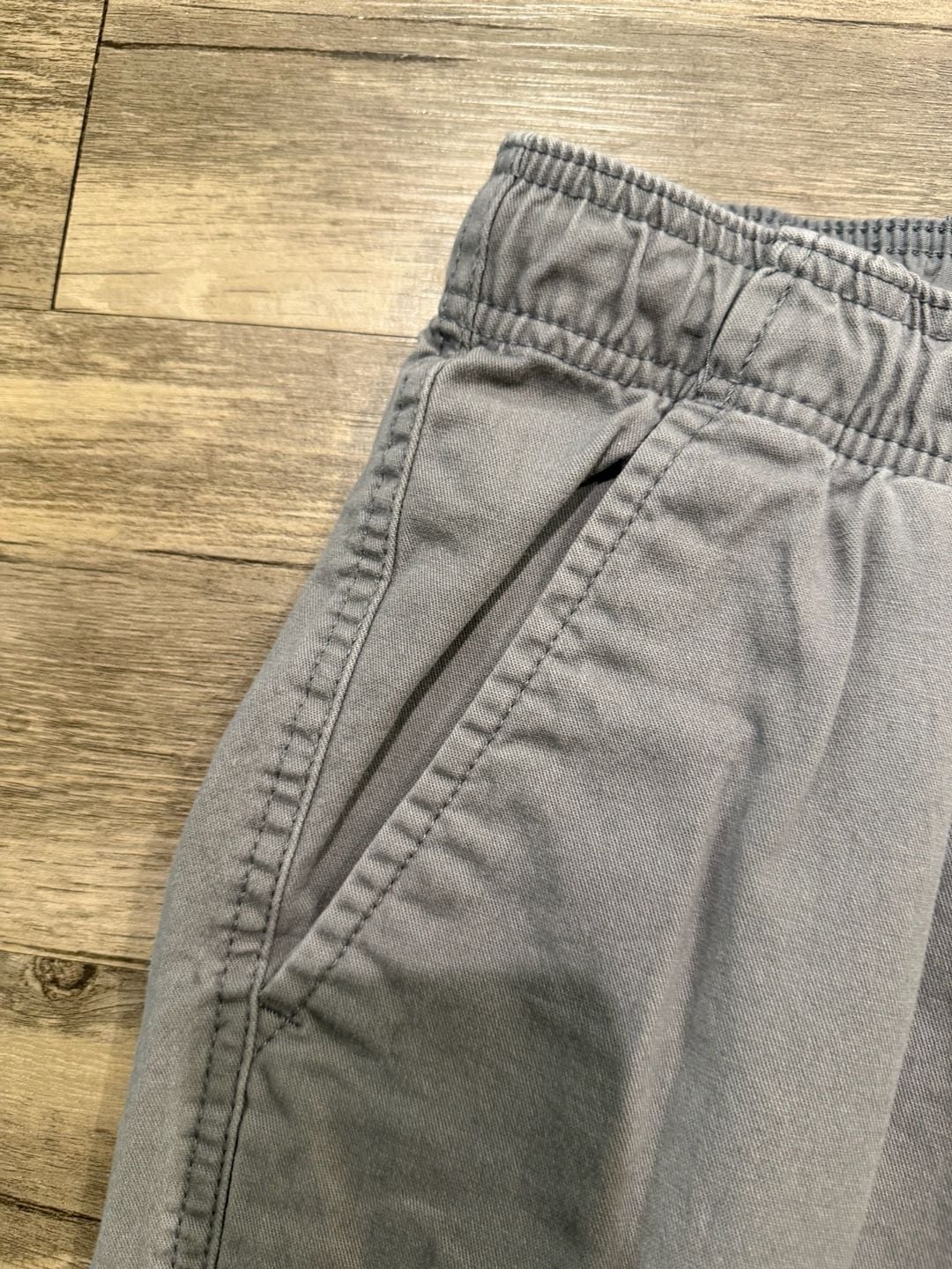 Old Navy Gray Twill Drawstring Jogger Pants 4