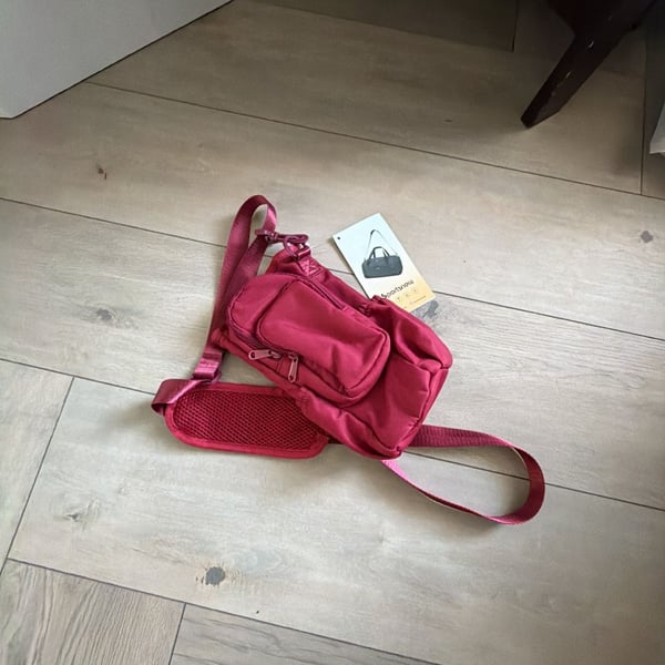 Sportsnew Insulated Water Bottle Holder Crossbody Bag with Phone Pocket