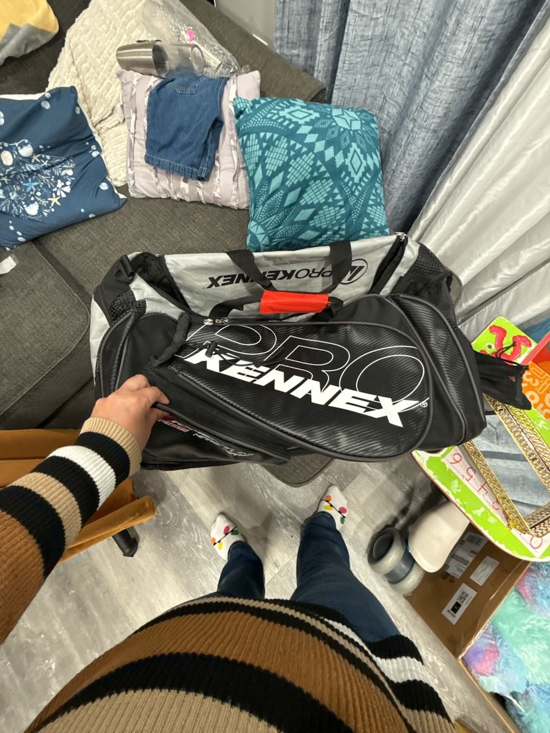ProKennex Kinetic Double Thermo Tennis Racquet Duffel Bag 2