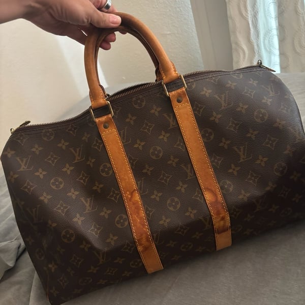 Louis Vuitton Monogram Keepall 50 Travel Bag