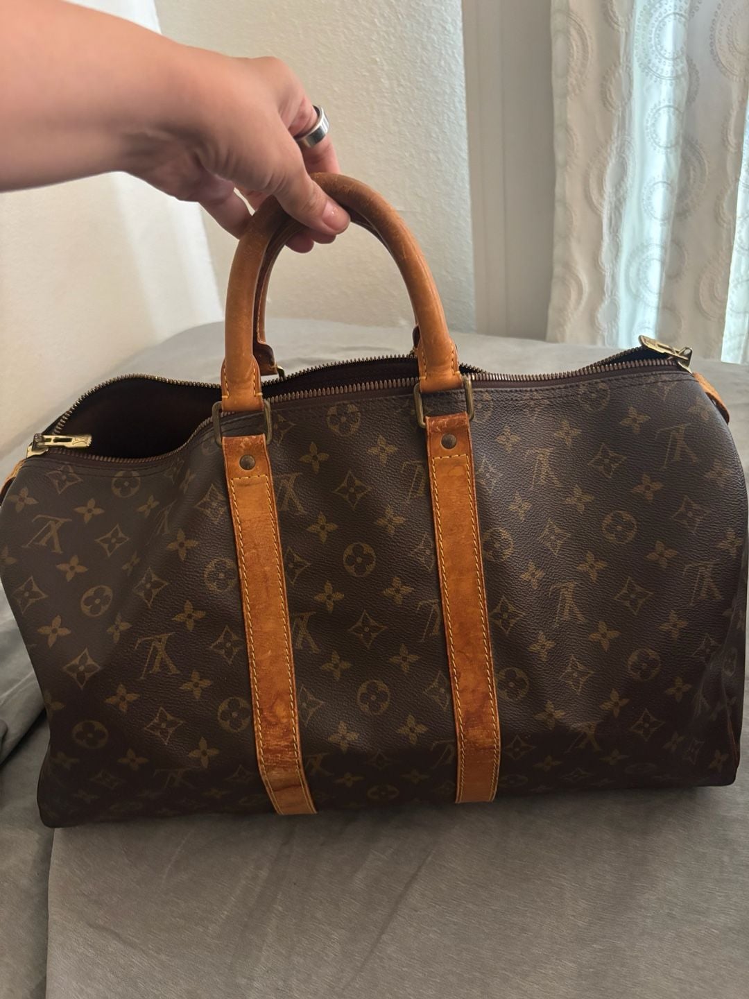 Louis Vuitton Monogram Keepall 50 Travel Bag 7