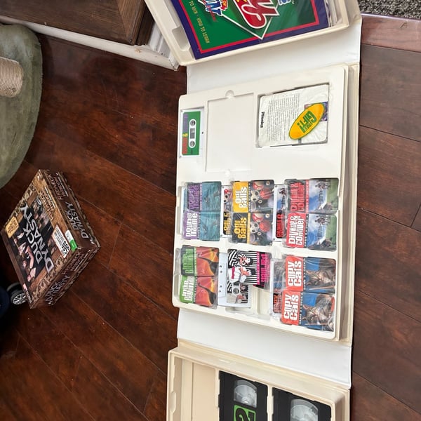 Vintage 90s The Phonics Game Better Reading Educational Set with VHS and Tapes