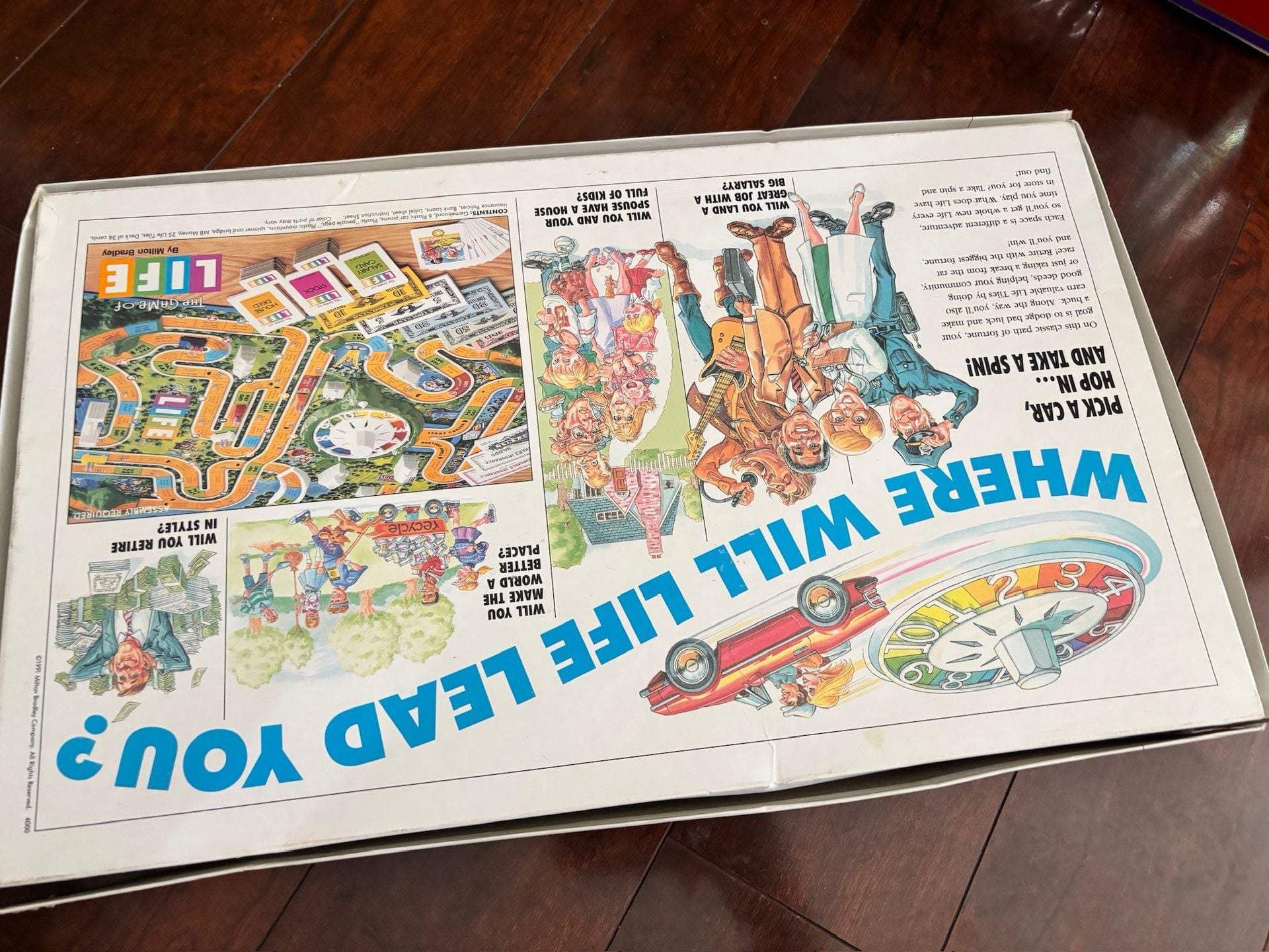 Vintage 1991 The Game of Life Board Game MB Milton Bradley Edition 1
