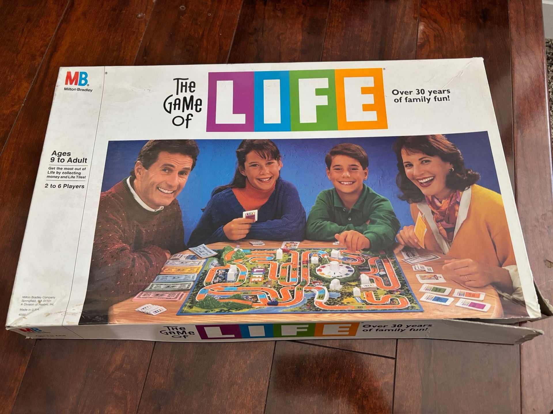 Vintage 1991 The Game of Life Board Game MB Milton Bradley Edition 3