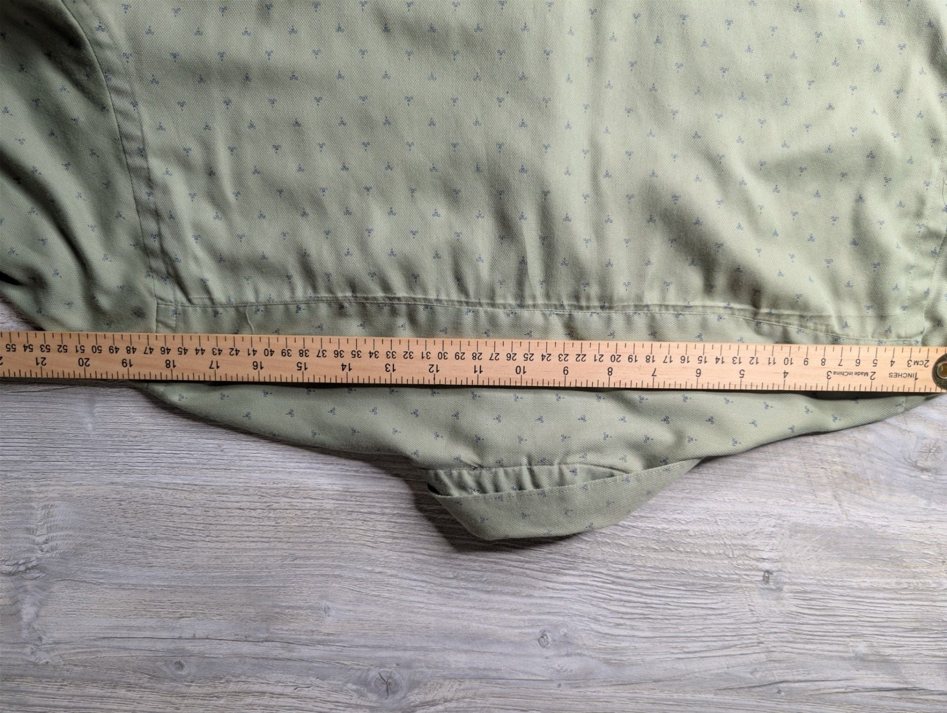 Sliver Jobbs Club Wear Olive Green Geometric Print Long Sleeve Button Down Shirt 5