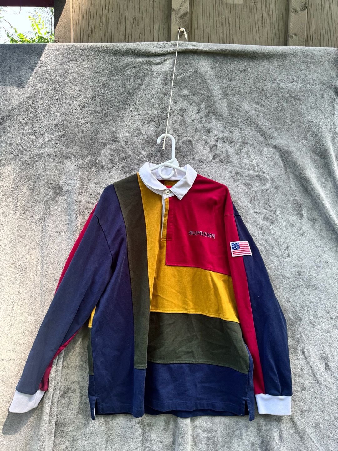 Supreme SS20 7's Colorblock Rugby Shirt 2