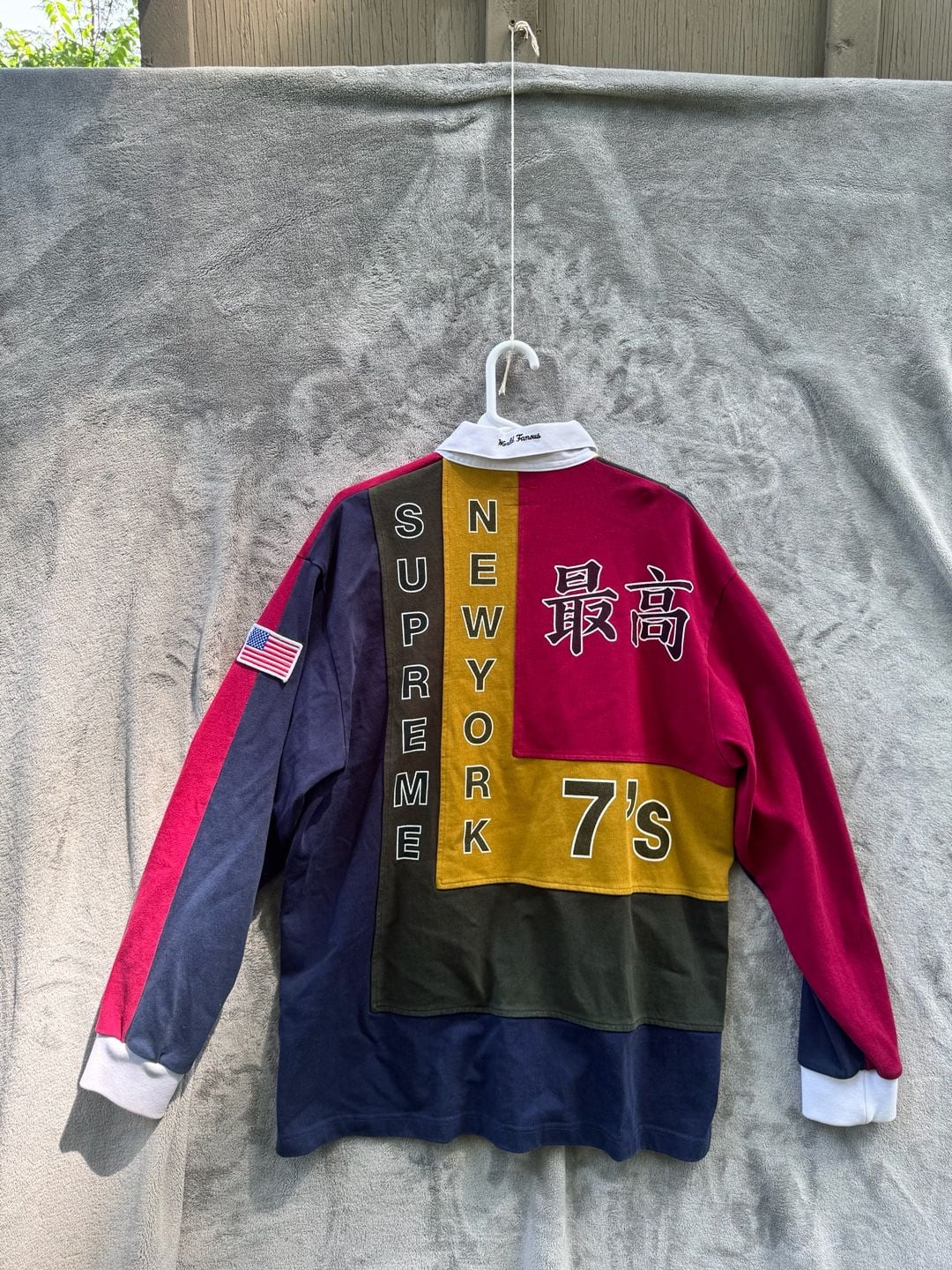 Supreme SS20 7's Colorblock Rugby Shirt 3