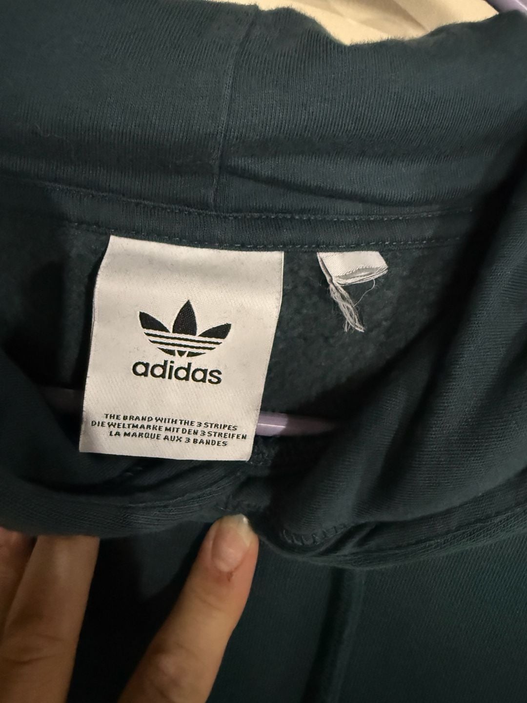 adidas Originals Trefoil Essentials Hoodie in Arctic Night 4