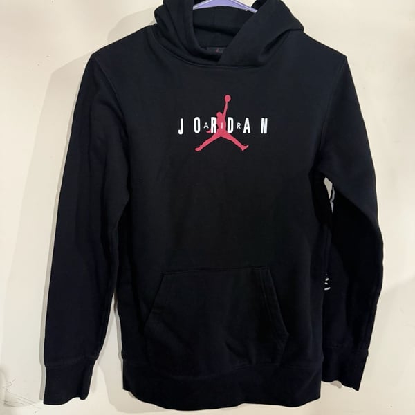 Jordan Jumpman Multi-Logo Sleeve Graphic Hoodie Boys Size Large