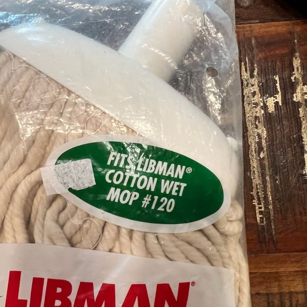 Libman #111 Cotton Wet Mop Head Refill for #120 Cotton Wet Mop