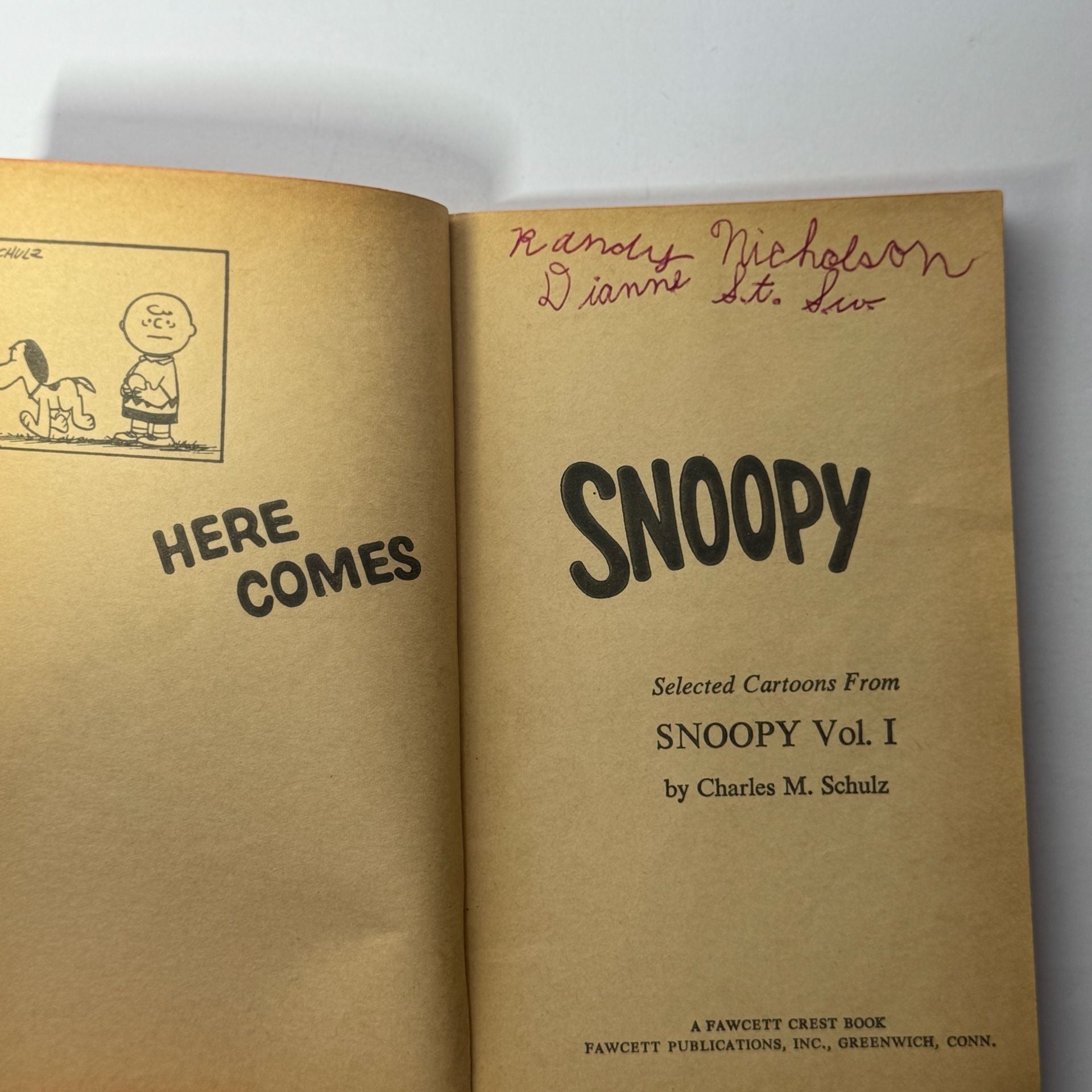 Here Comes Snoopy Selected Cartoons Vol. 1 Paperback by Charles M. Schulz 4