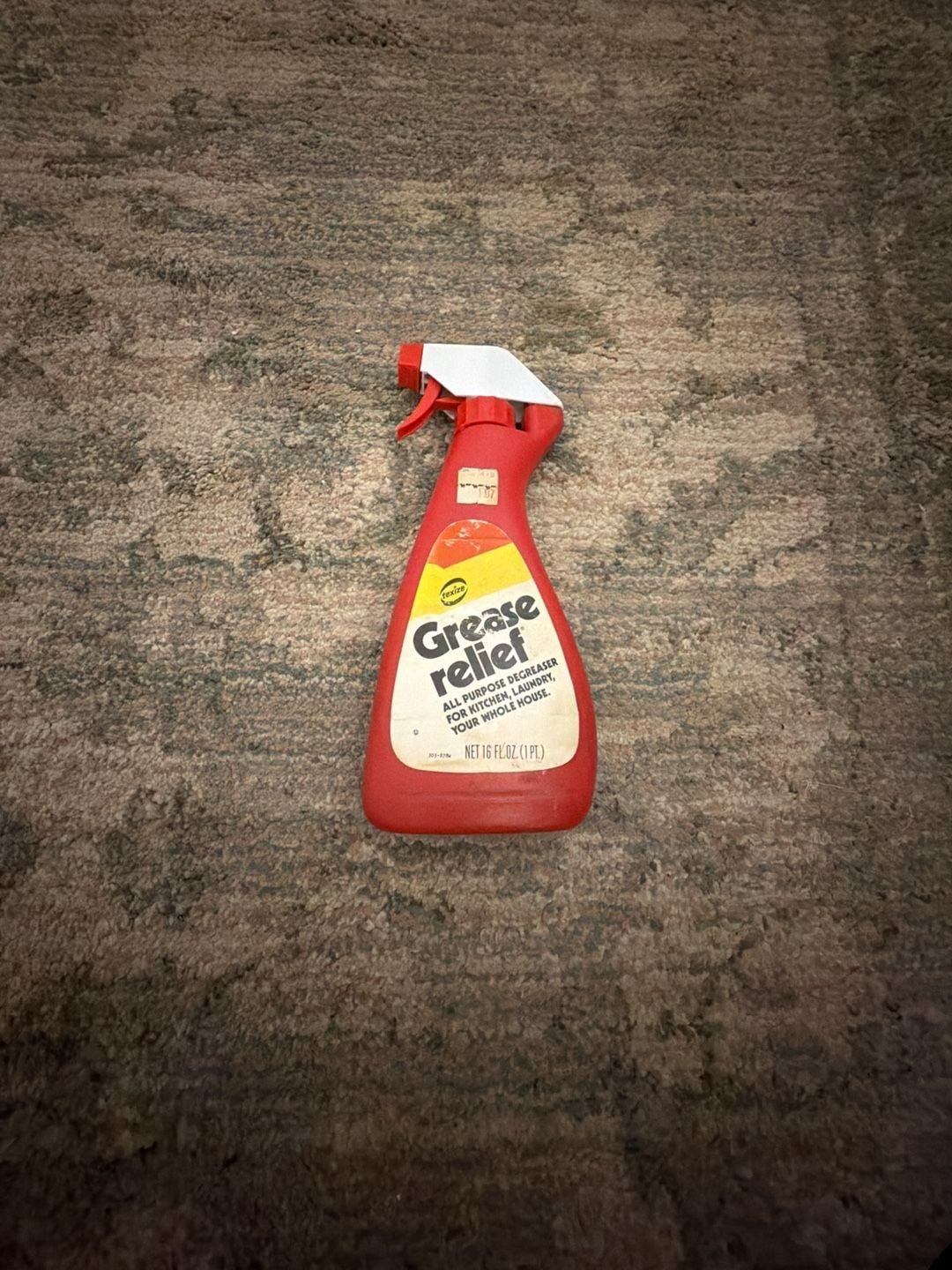 Vintage Texize Grease Relief All Purpose Degreaser Spray Bottle 16oz 1