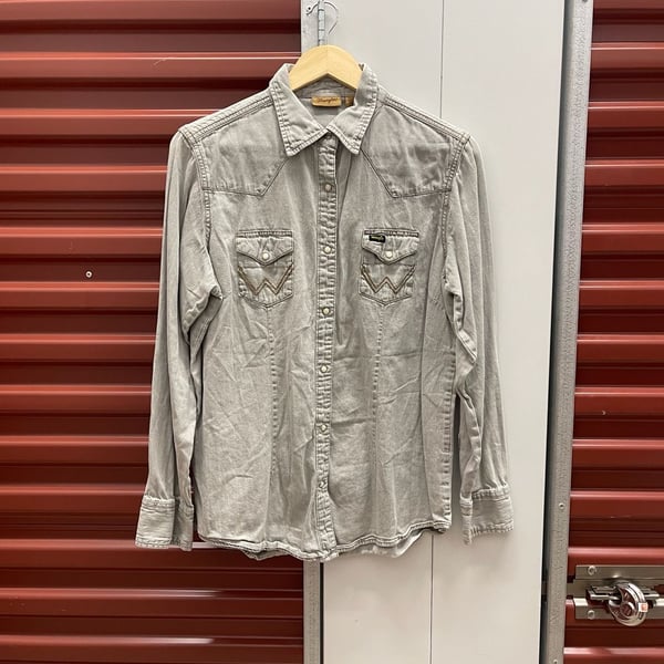 Wrangler Western Pearl Snaps Long Sleeve W Embroidered 
