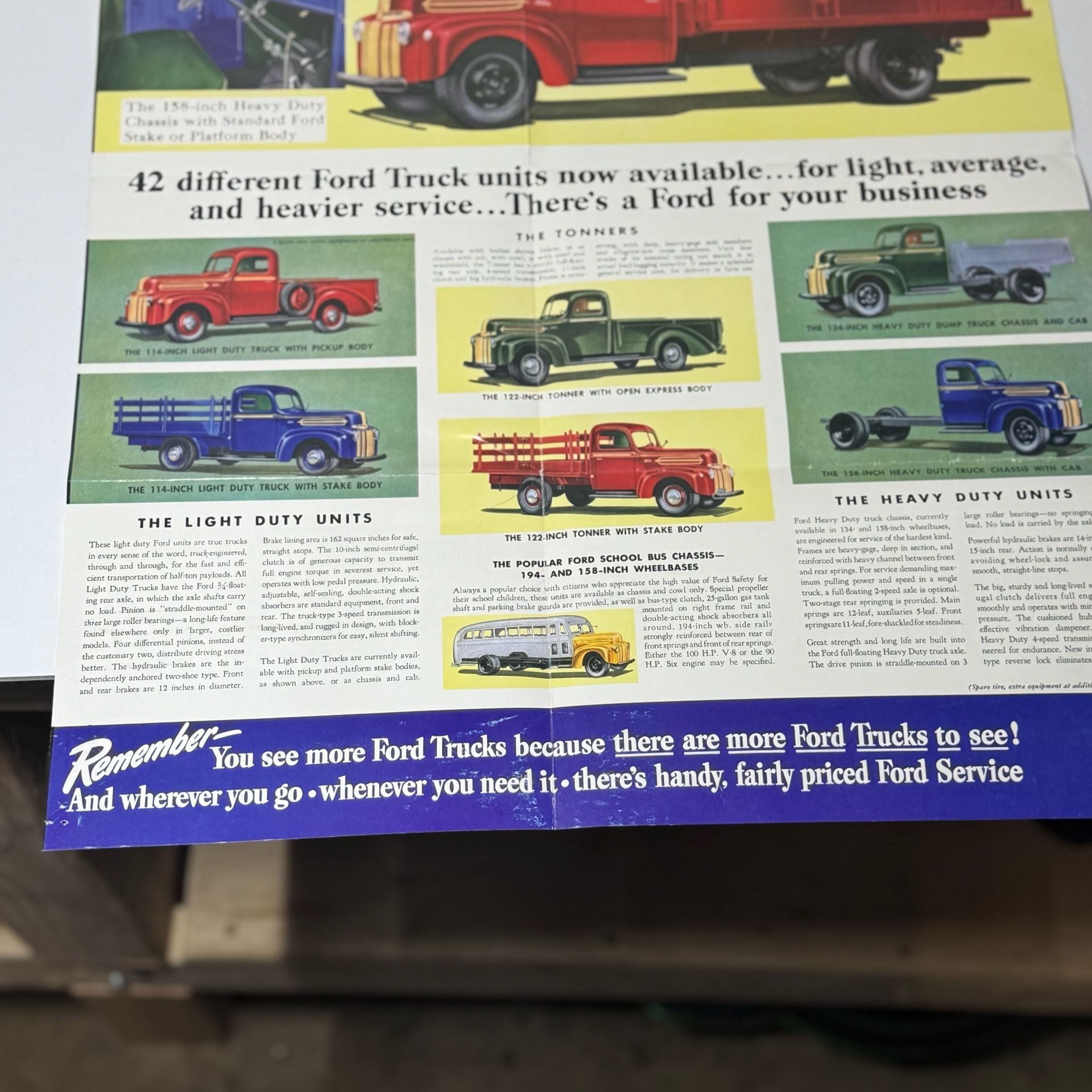 1946 Ford Truck Full-Line Sales Folder Brochure Replica 2