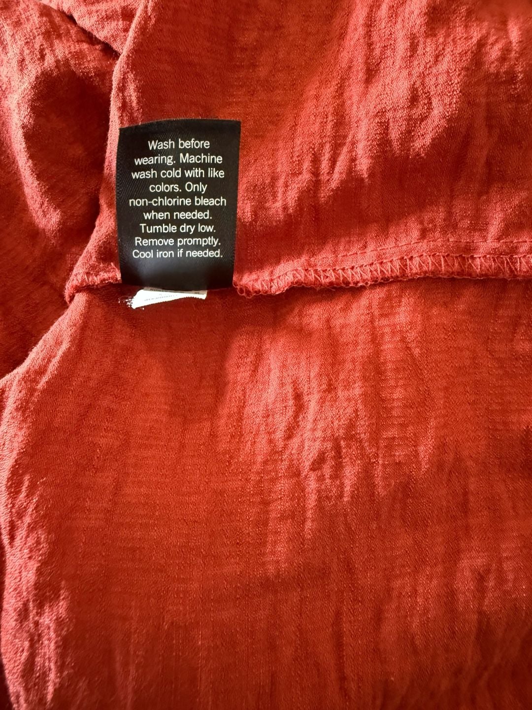 Simply Vera Vera Wang Red Textured Twist-Front Cami Top 7