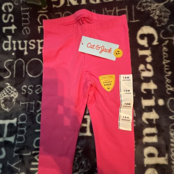 Cat & Jack toddler girls' Leggings, choose size and color from drop menu
