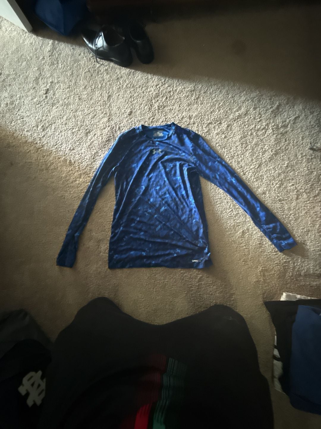 Under Armour Boy's HeatGear Long Sleeve Camo Compression Shirt YXL 2