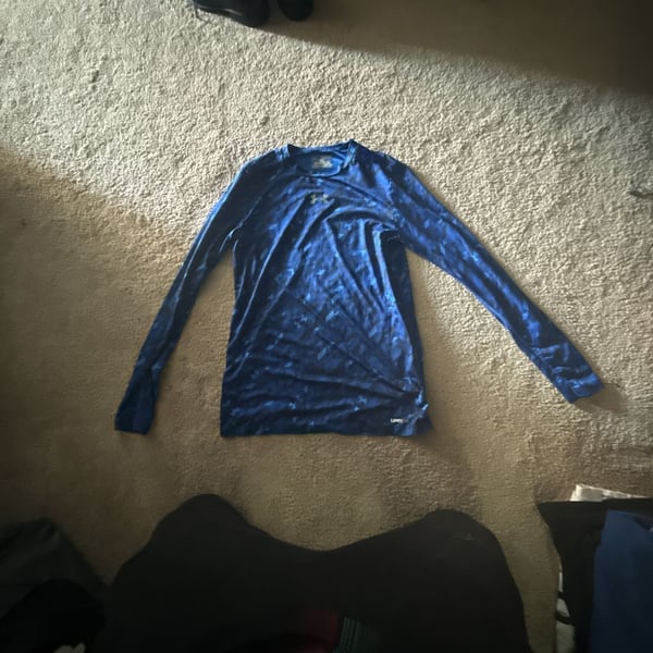 Under Armour Boy's HeatGear Long Sleeve Camo Compression Shirt YXL