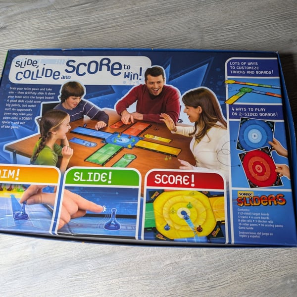 Parker Brothers 2008 Sorry! Sliders Board Game