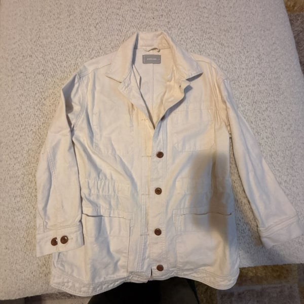 Everlane The Cinchable Chore Jacket in Bone
