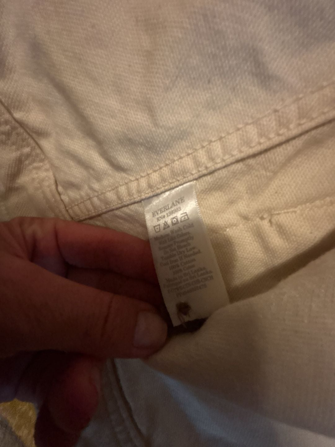 Everlane The Cinchable Chore Jacket in Bone 3