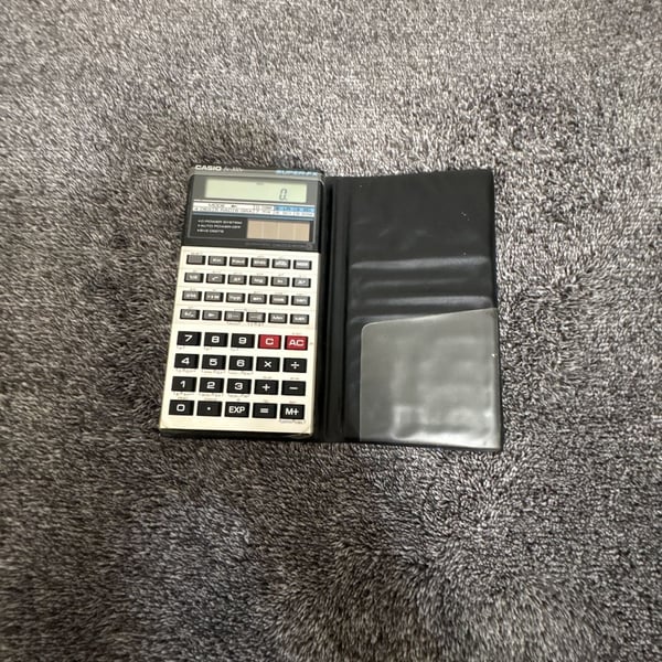 Vintage Casio FX-300V Super-FX Solar Powered Scientific Calculator
