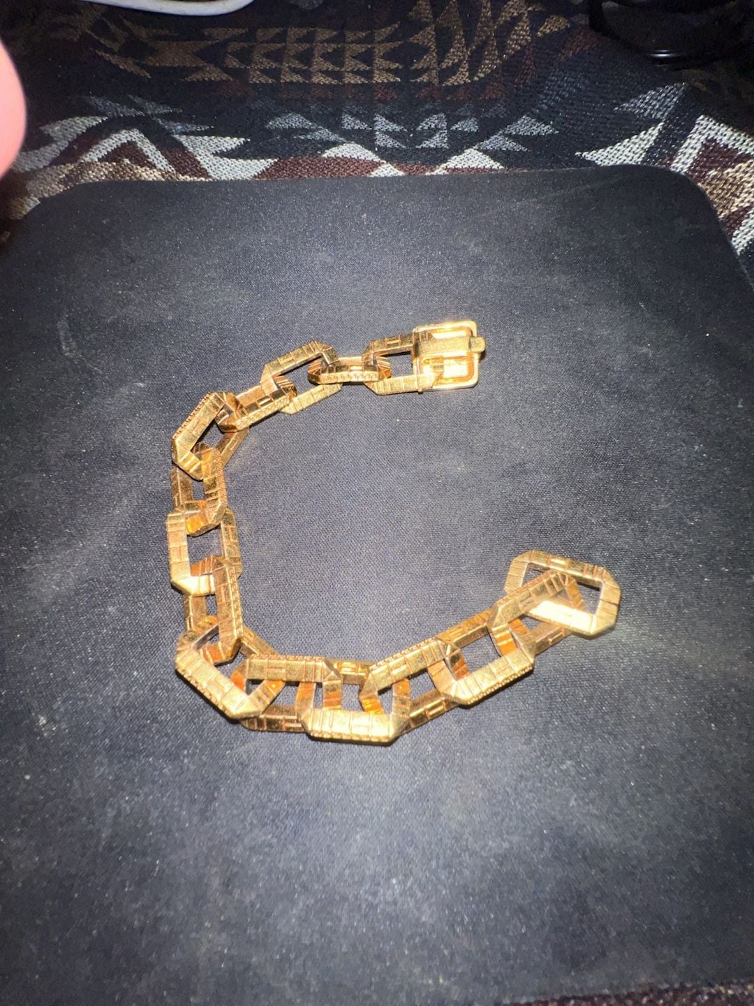 Versace Greca Quilting Medusa Chain Link Bracelet 6