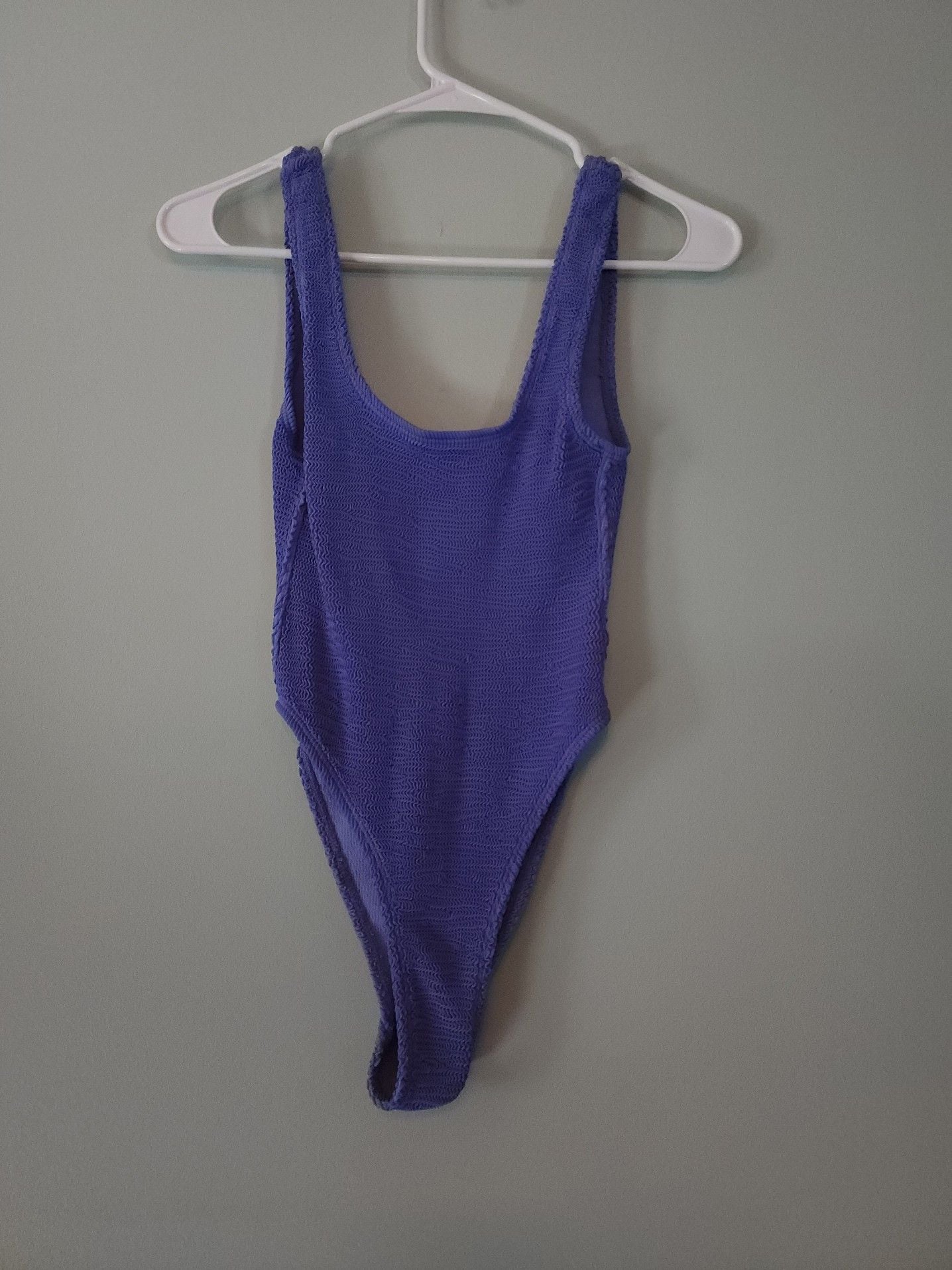 Resortwear Poolside Vitality Cloud Crinkle High-Cut One Piece Swimsuit 2