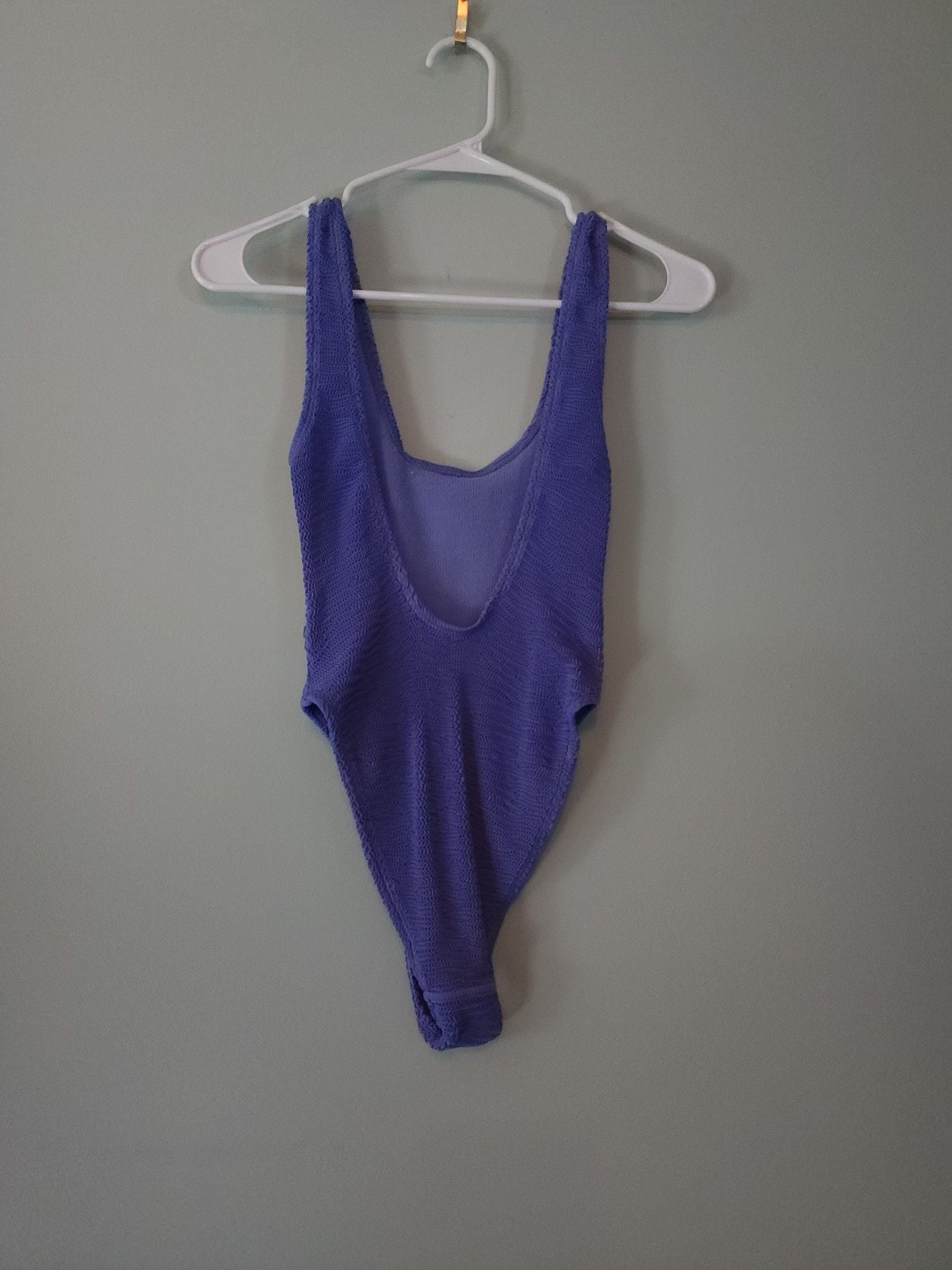 Resortwear Poolside Vitality Cloud Crinkle High-Cut One Piece Swimsuit 4